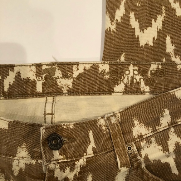 7 For All Mankind The Cropped Skinny Jeans Size 28 - Picture 3 of 4